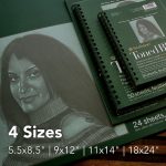 Strathmore 455-3, 400 Series Sketch Pad, 9"x12" Wire Bound, 100 Sheets, White - Image 3